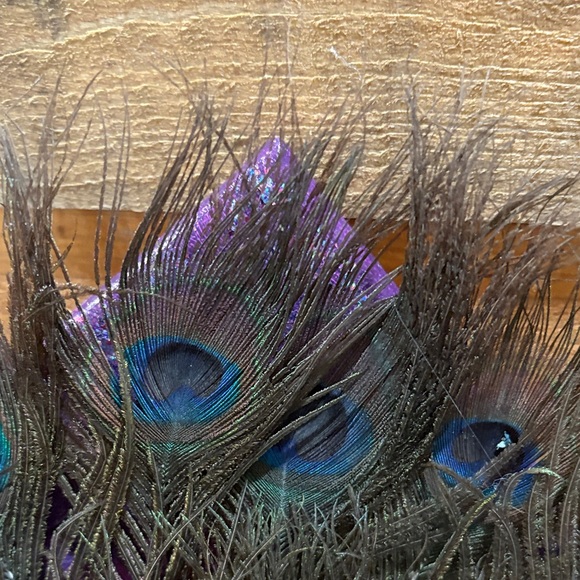 Peacock Feather Wall Decor - Picture 3 of 3